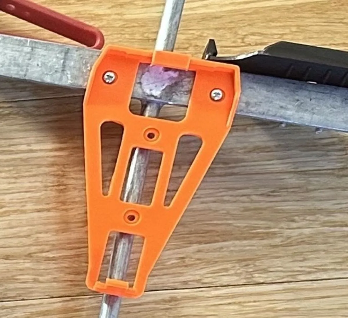 A meshO Bracket mounted on a control stand