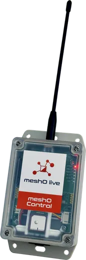 meshO Control radio unit with its antenna