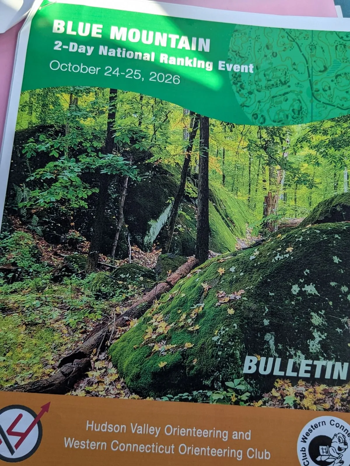 The Blue Mountain 2-Day event bulletin